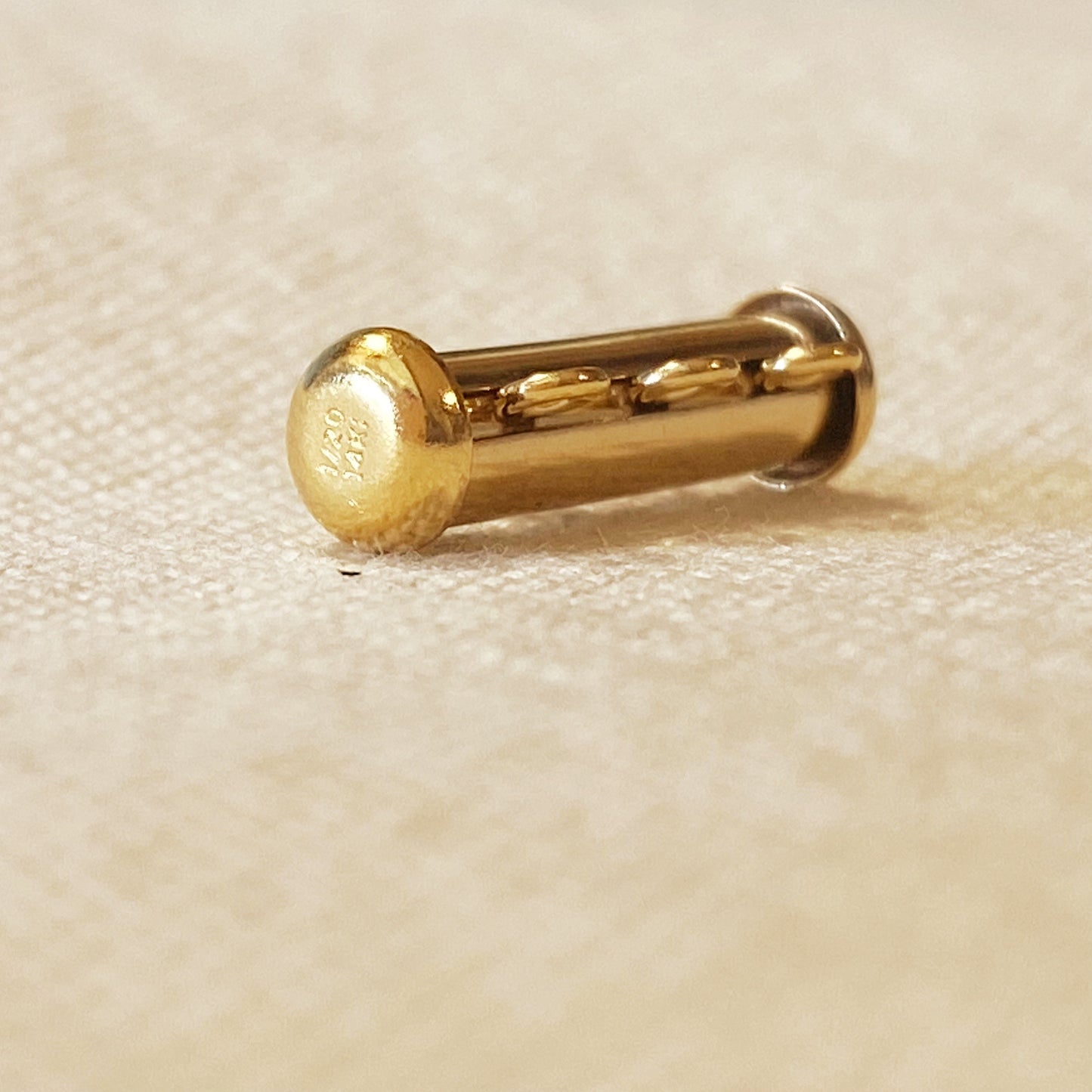 14k Gold Filled Tube Clasp 3 Row