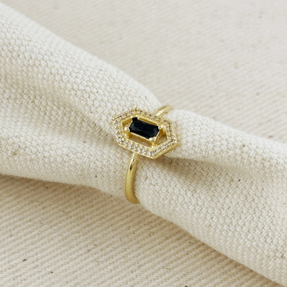 18k Gold Filled Fancy Baguette Ring