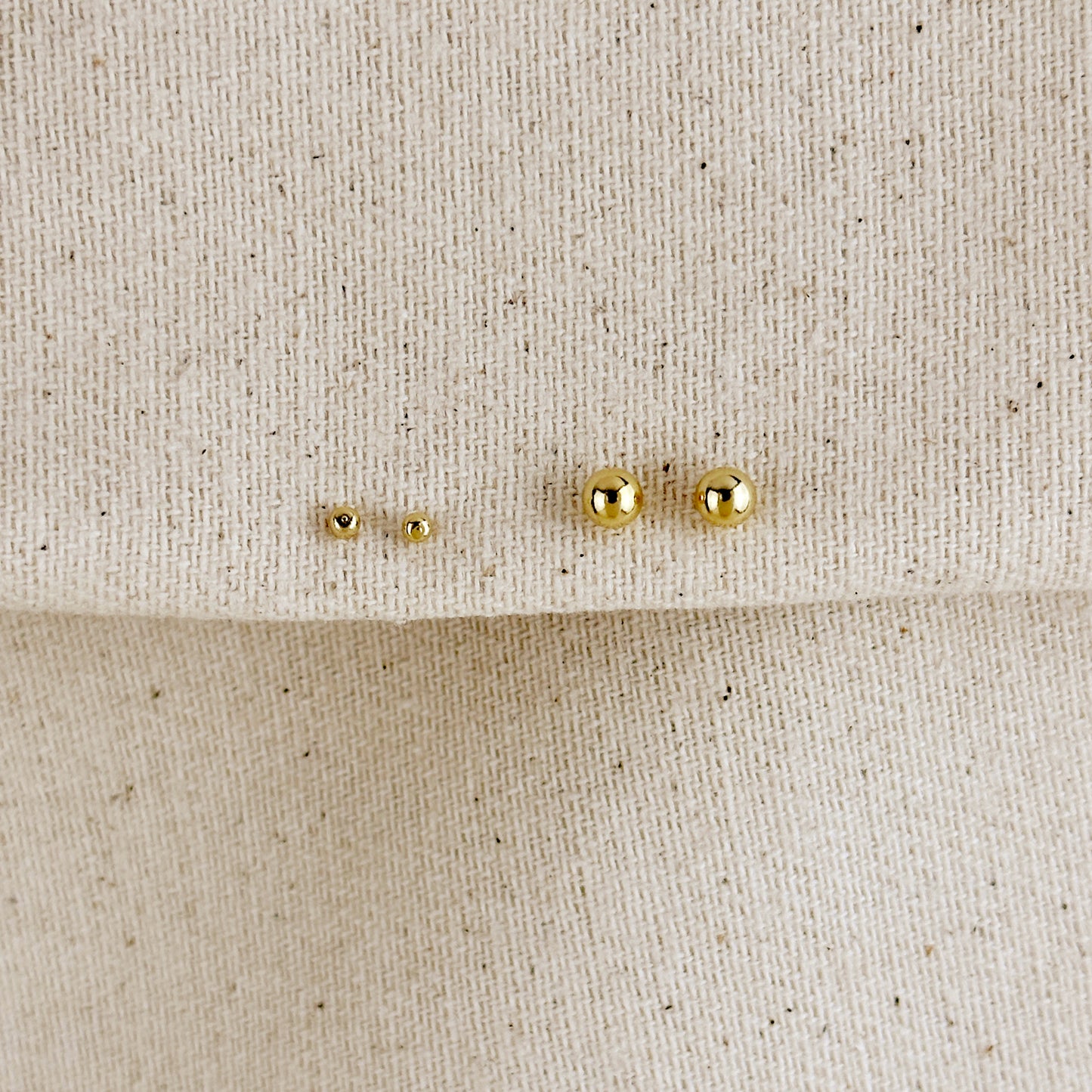 18k Gold Filled Ball Stud