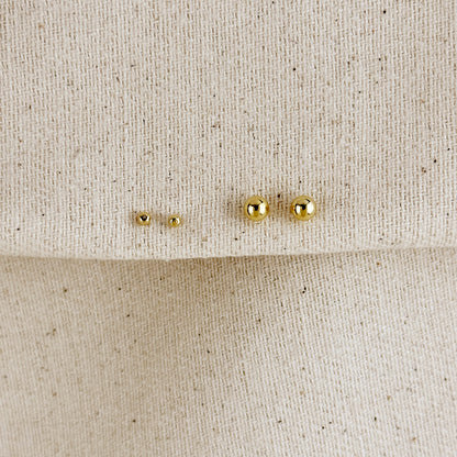 18k Gold Filled Ball Stud