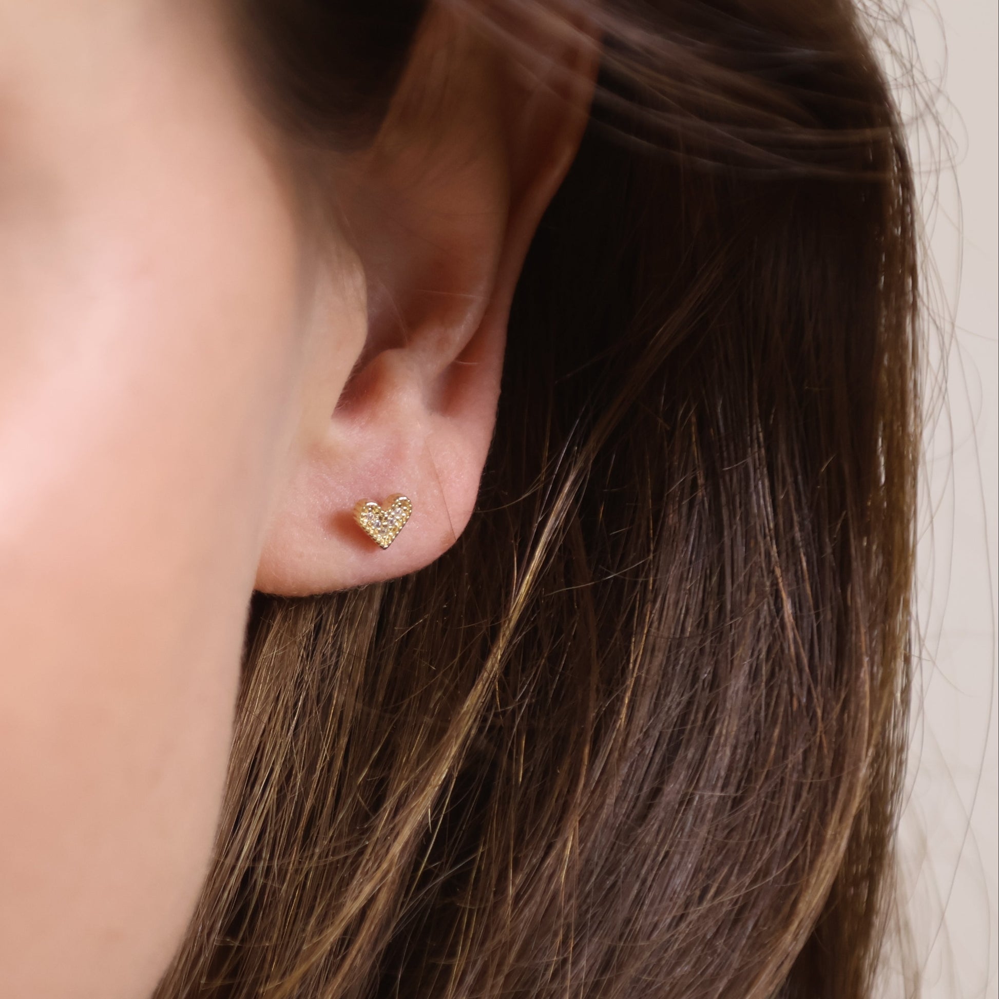 18k Gold Filled CZ Piercing Stud