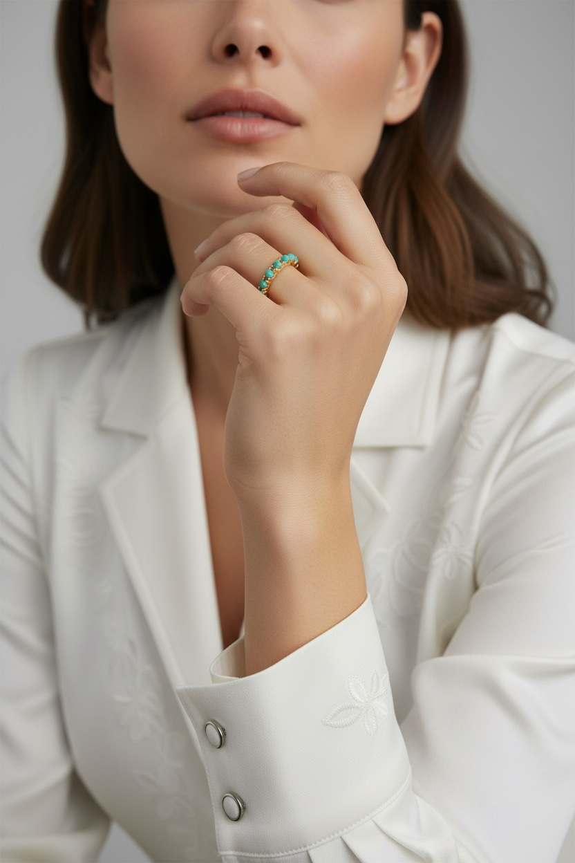 Turquoise ring western style