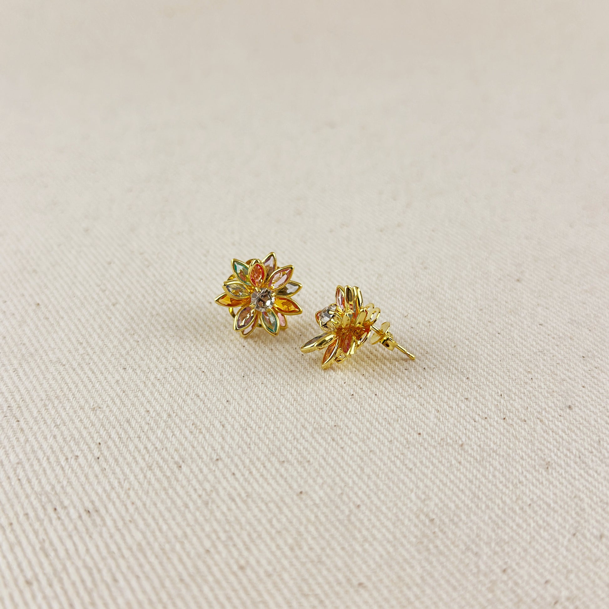 Colorful Flower Earrings
