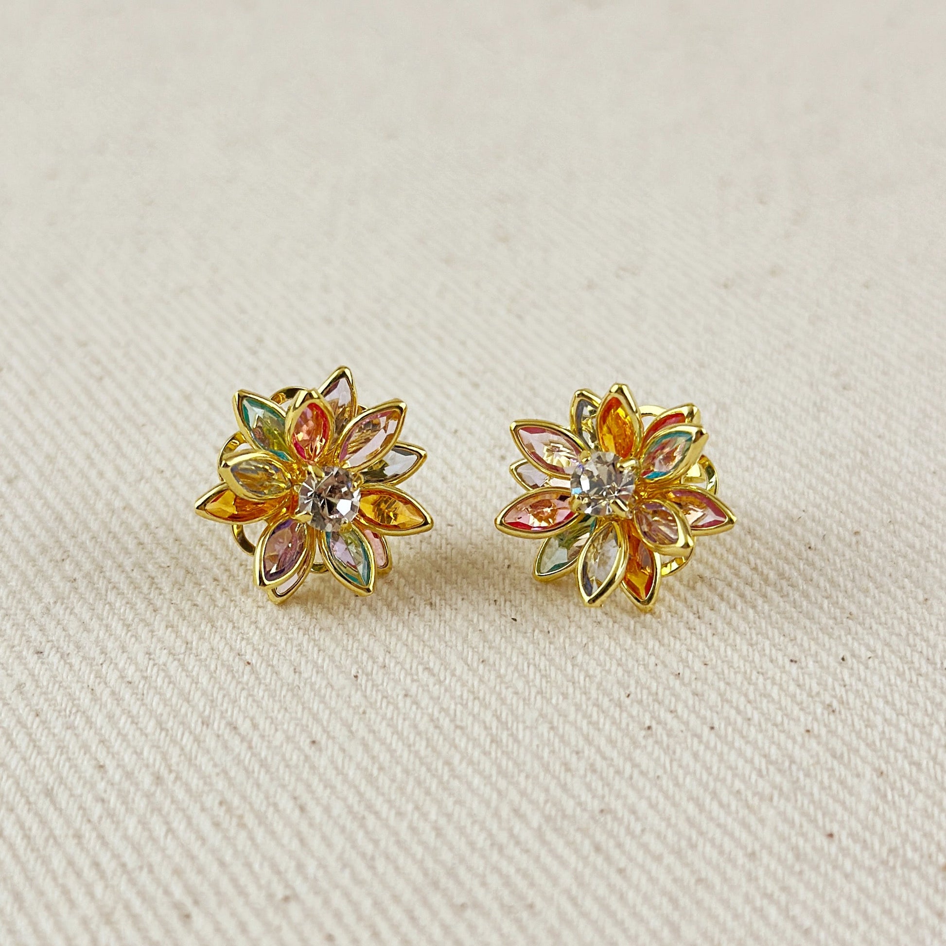 Colorful Flower Earrings