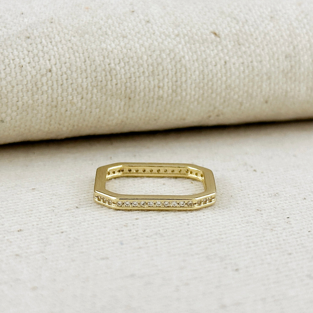 18k Gold Filled Quadratini Ring