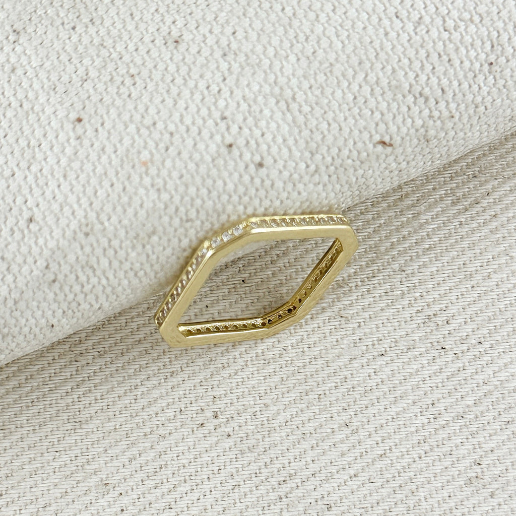 18k Gold Filled Quadratini Ring