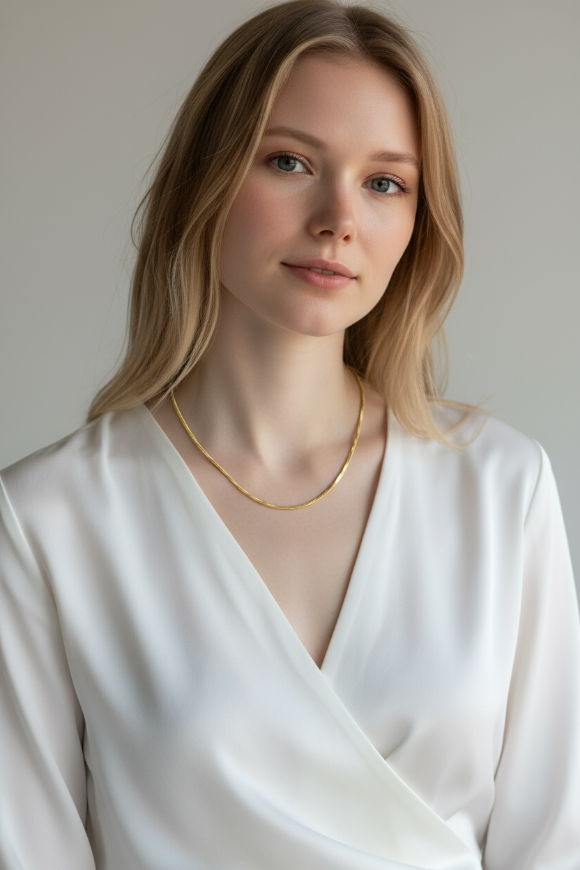 18k Gold Filled 2mm Square Rope Chain