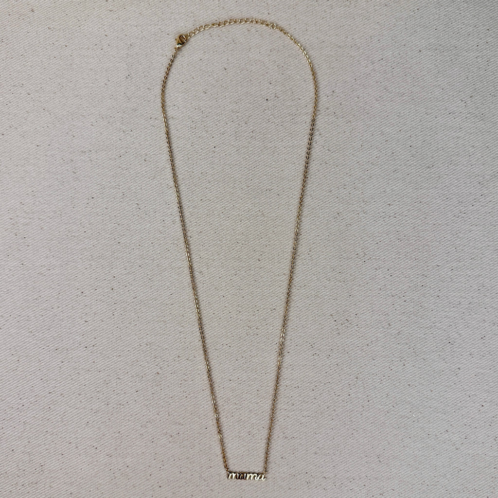 18k Gold Filled Mama Necklace