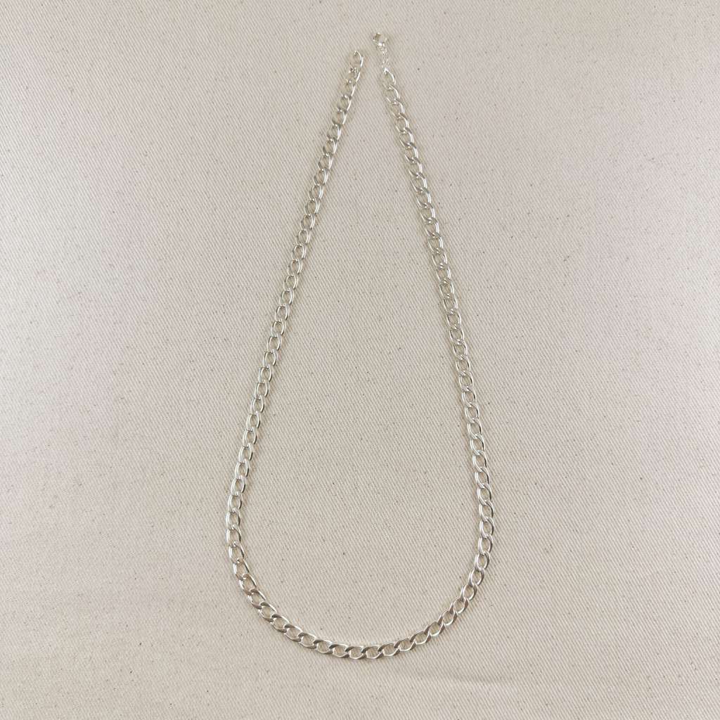 Sterling Silver Curb Chain 6.2mm