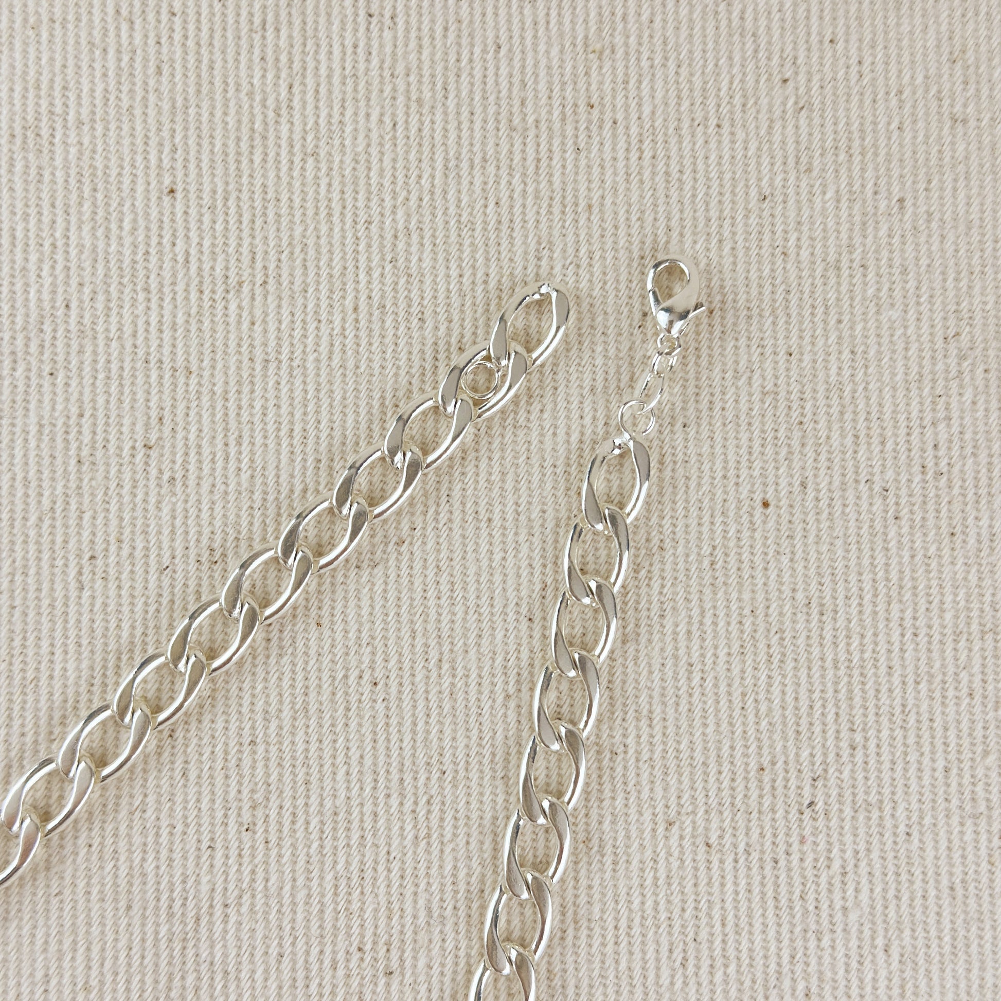 Sterling Silver Curb Chain 6.2mm