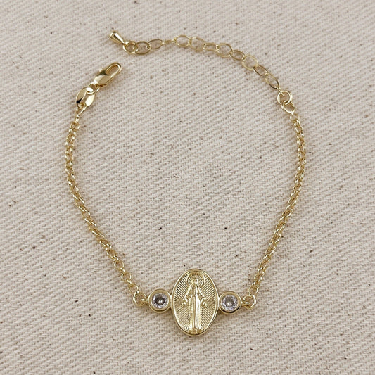 18k Gold Filled Lady Of Grace Bracelet