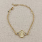 18k Gold Filled Lady Of Grace Bracelet