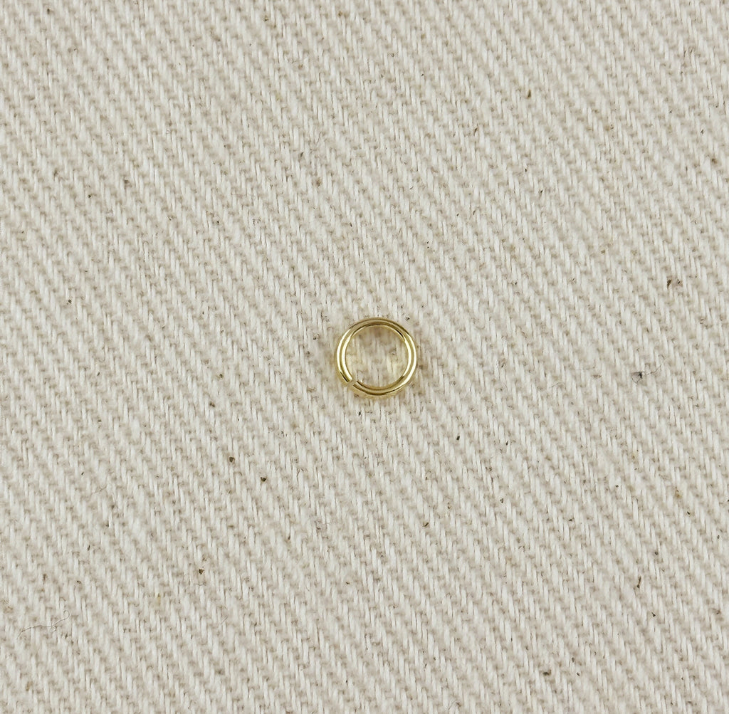 18K Gold Filled Open Round Bail - Click & Lock