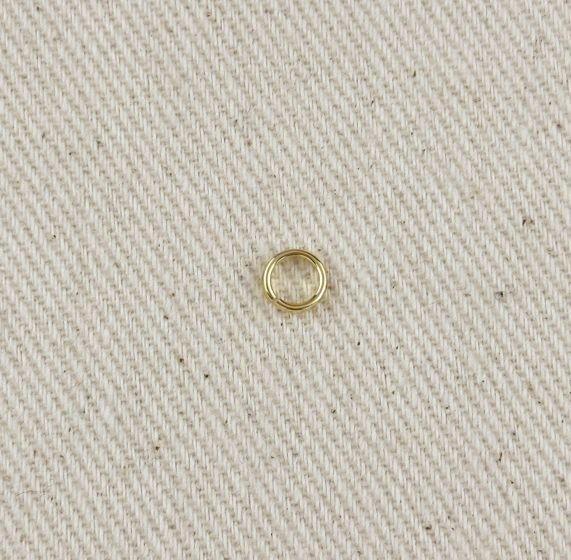 18K Gold Filled Open Round Bail - Click & Lock