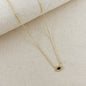 18k Gold Filled Fancy Birthstone Baguette Necklace