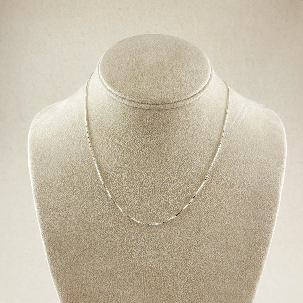 Sterling Silver Box Chain 0.8mm