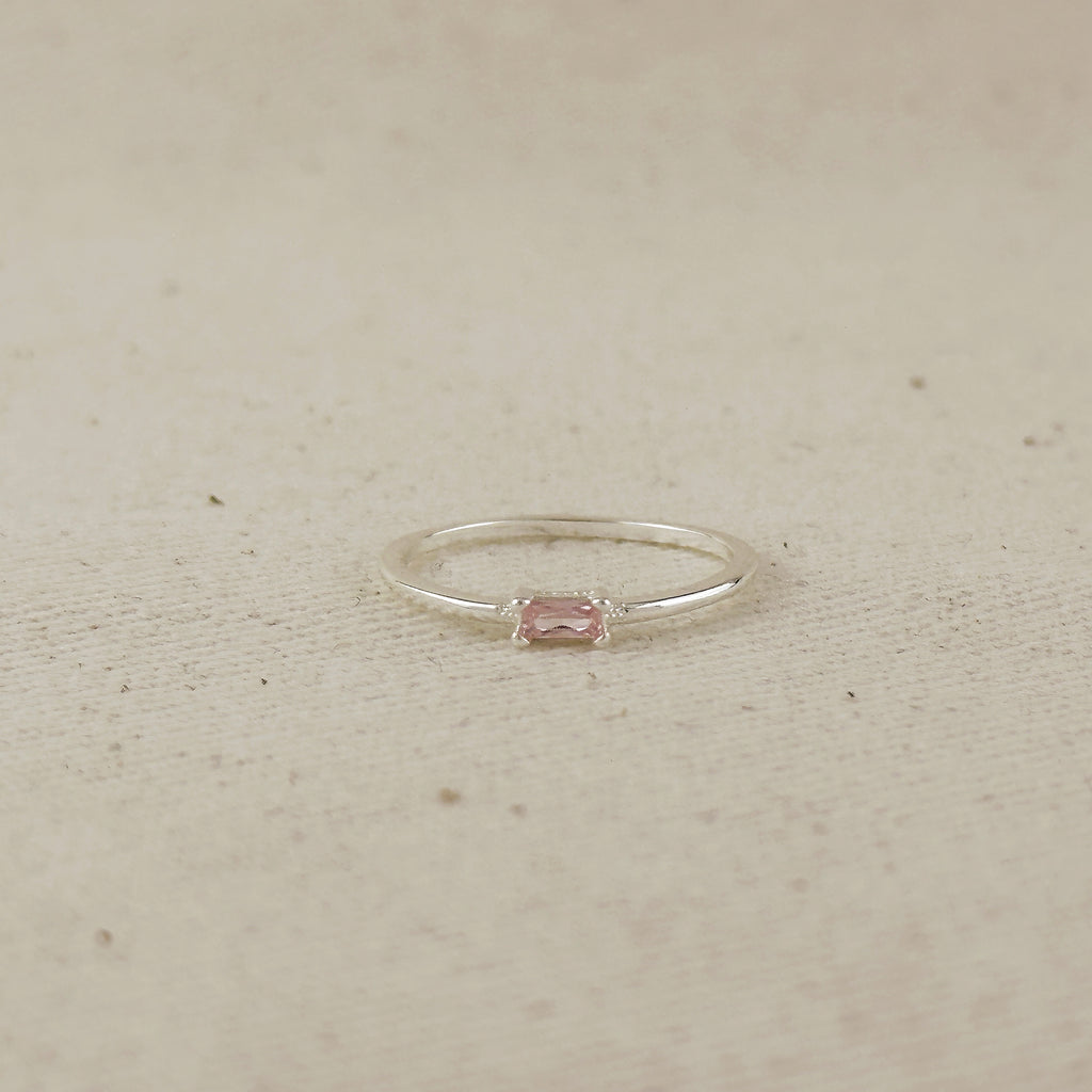 Silver Filled Birthstone Rings