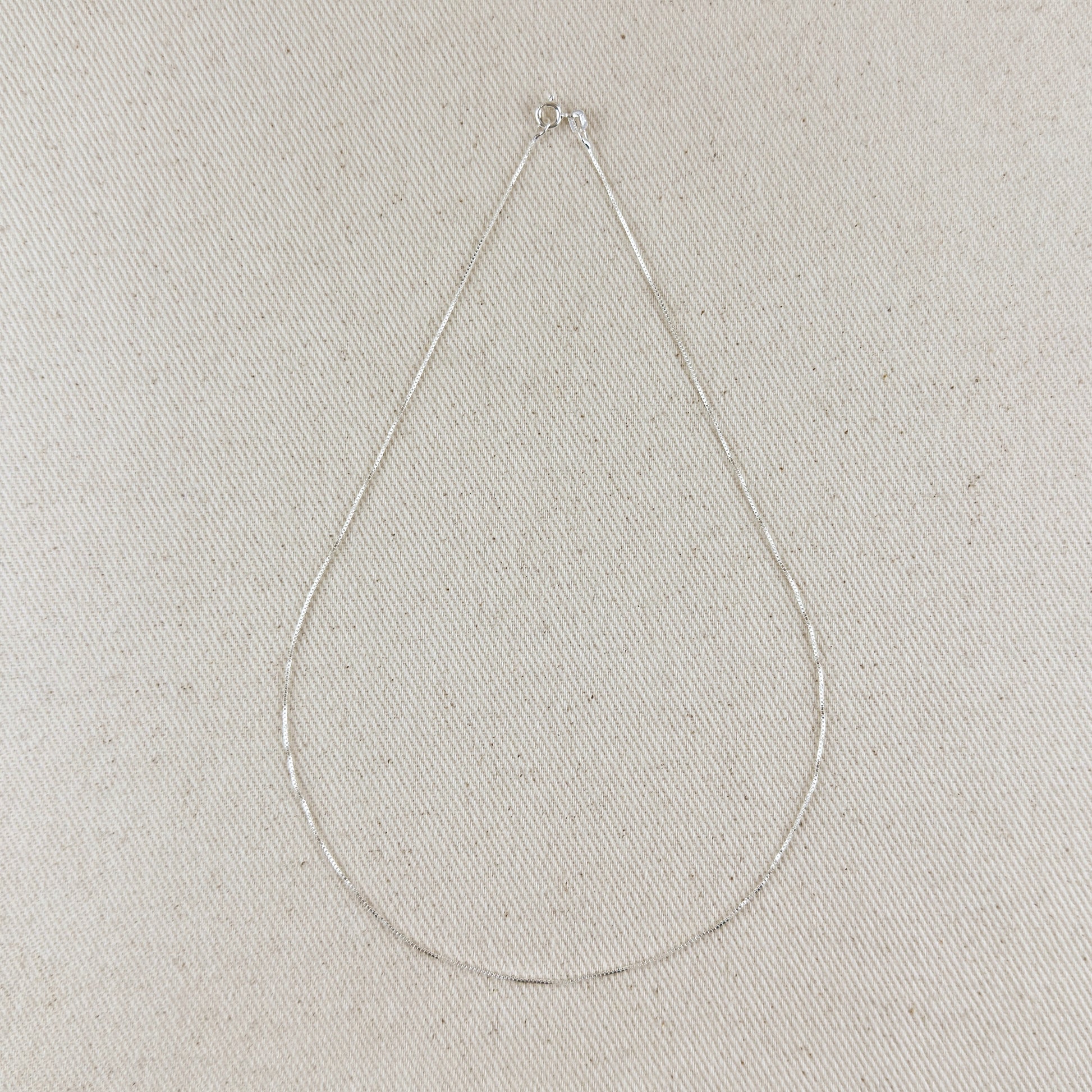 Sterling Silver Box Chain 0.6mm