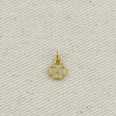 18k Gold Filled Lucky Clover Charm