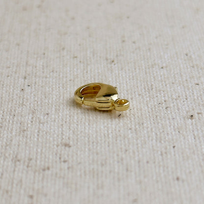 18k Gold Filled  11.75mm  Lobster Claw Clasp