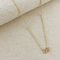 18k Gold Filled Fancy Birthstone Baguette Necklace