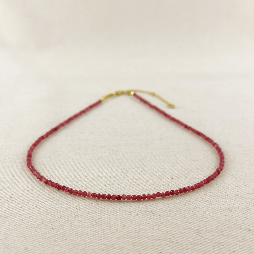 Ruby Jade Necklace