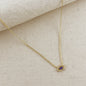 18k Gold Filled Fancy Birthstone Baguette Necklace