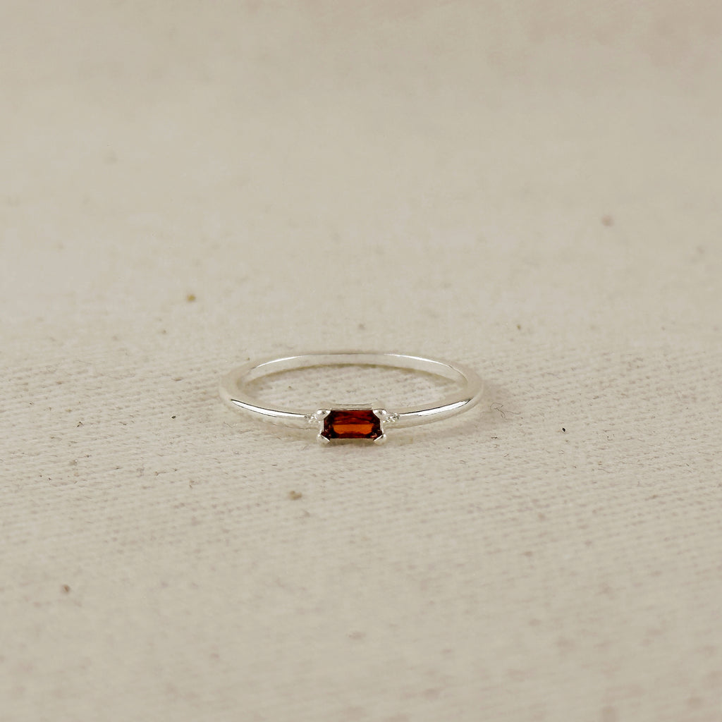 Silver Filled Birthstone Rings