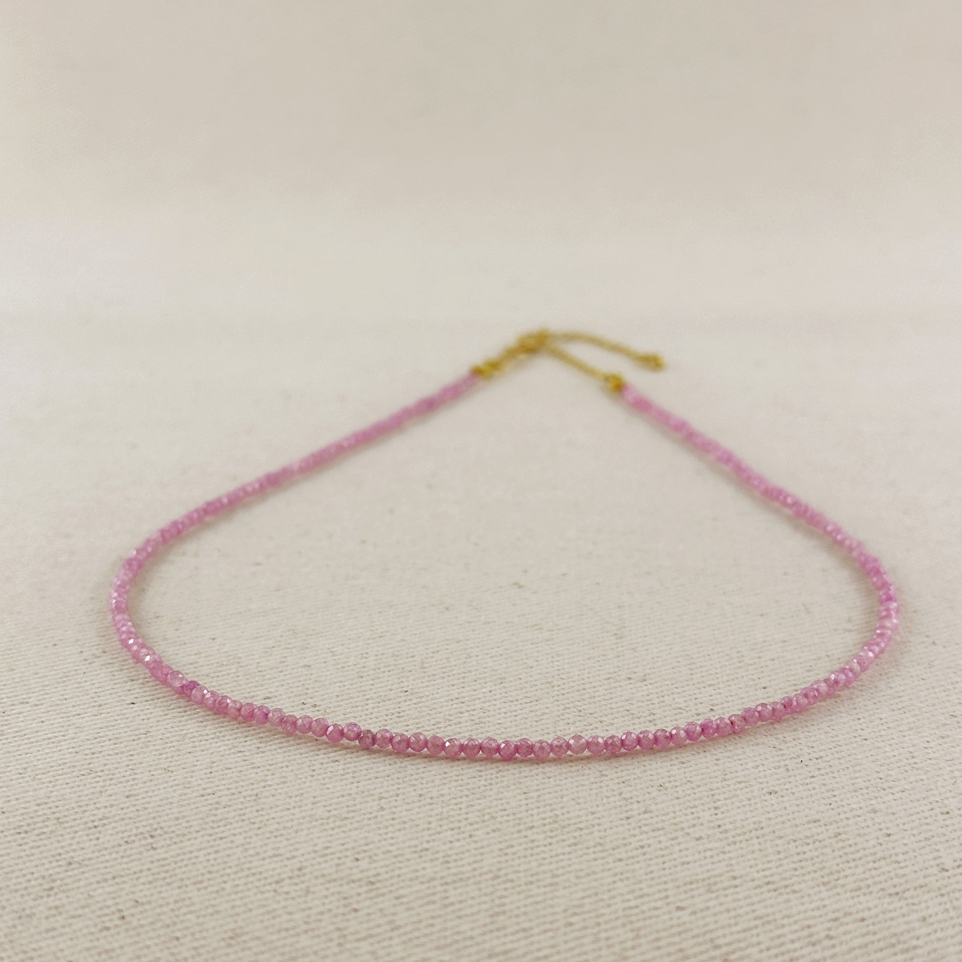 Pink Zircon Necklace