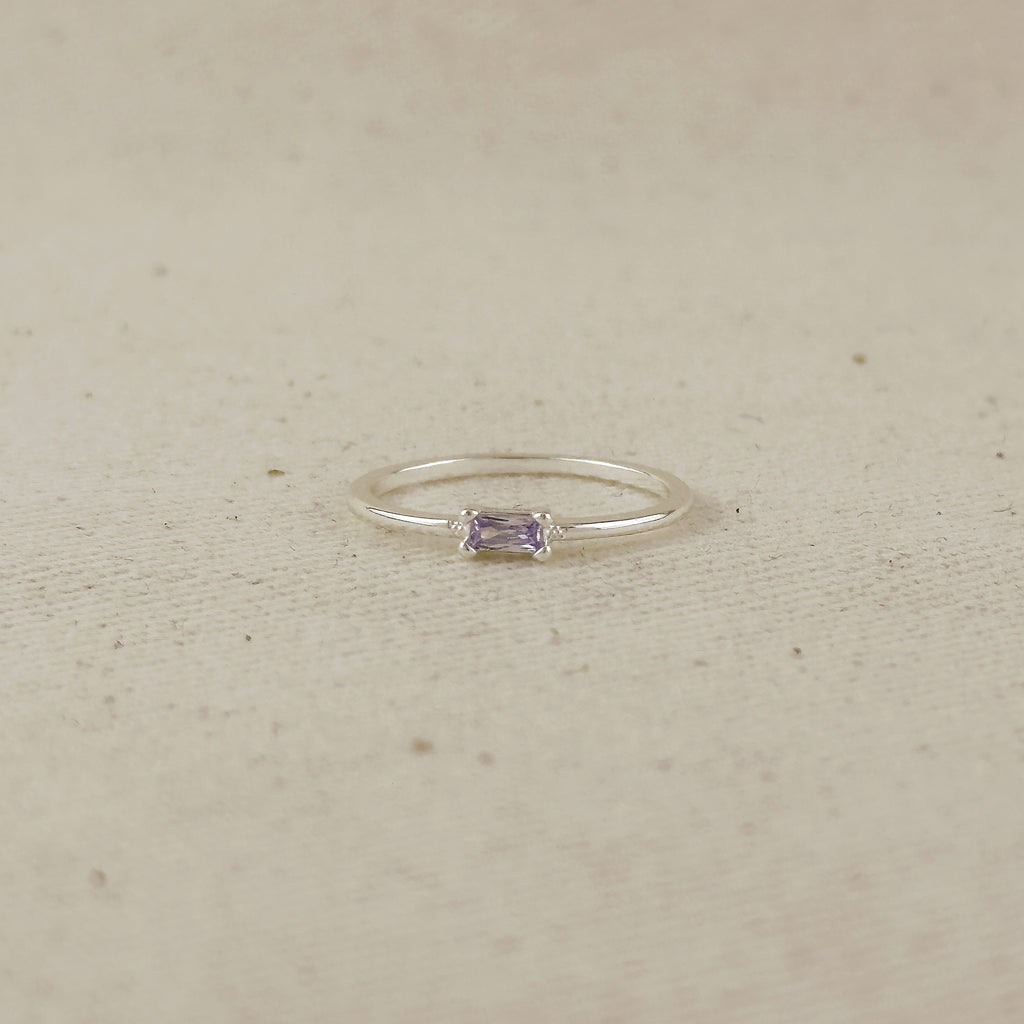Silver Filled Birthstone Rings