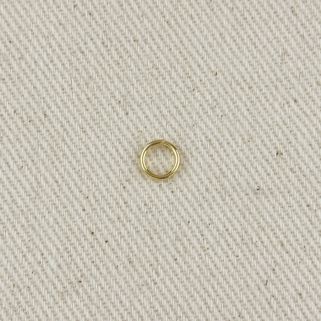 18K Gold Filled Open Round Bail - Click & Lock