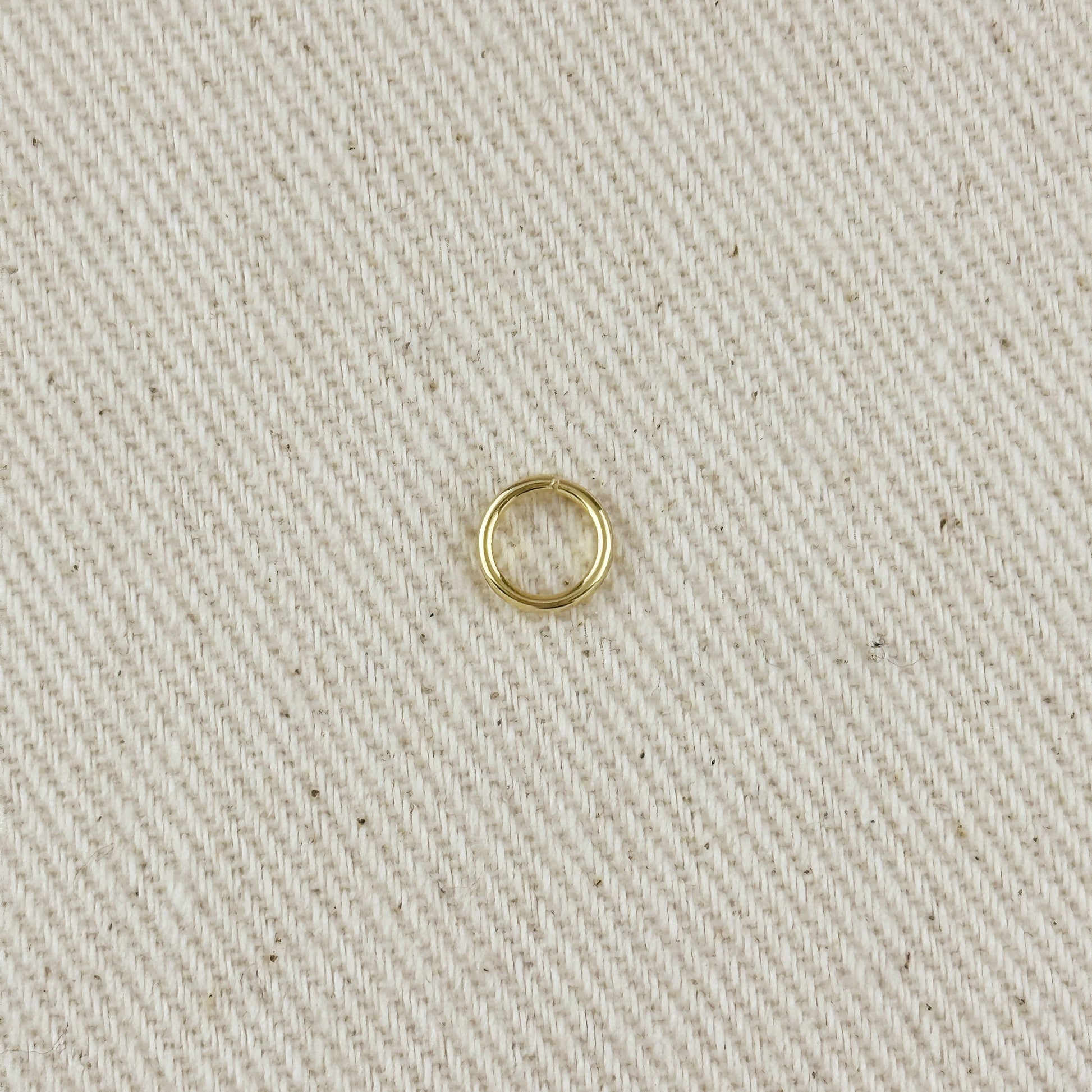 18K Gold Filled Open Round Bail - Click & Lock