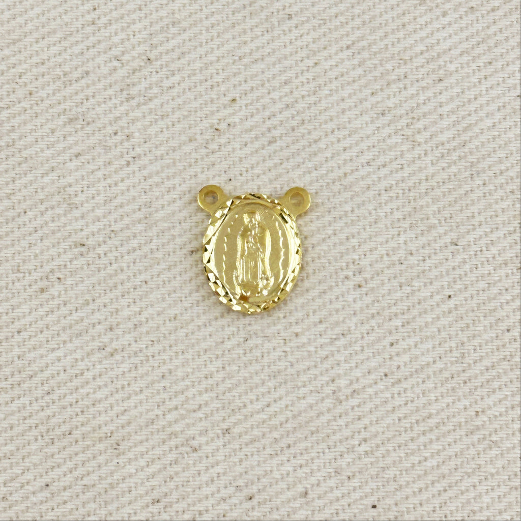 18k Gold Filled Lady Guadalupe Scapular Accessory