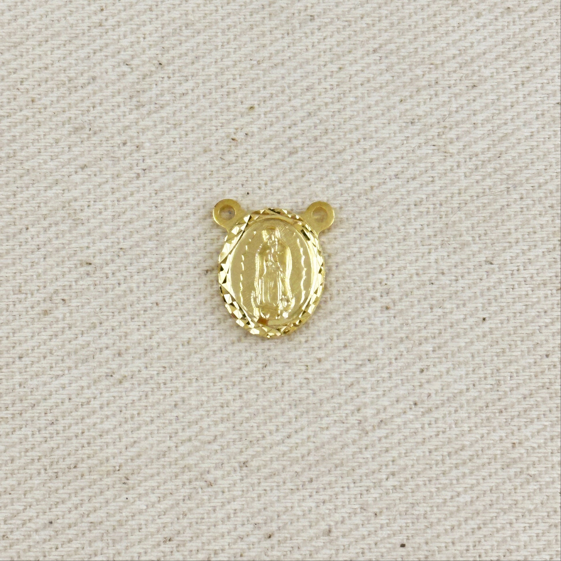 18k Gold Filled Lady Guadalupe Scapular Accessory