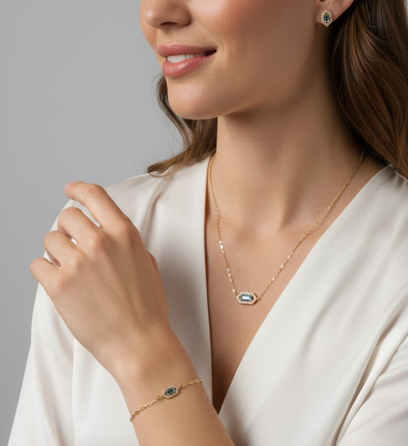 18k Gold Vermeil Fancy Birthstone Bracelet