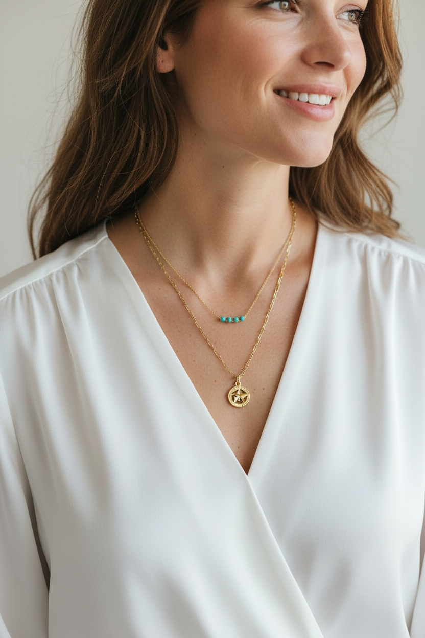 18k Gold Filled Lone Star Charm