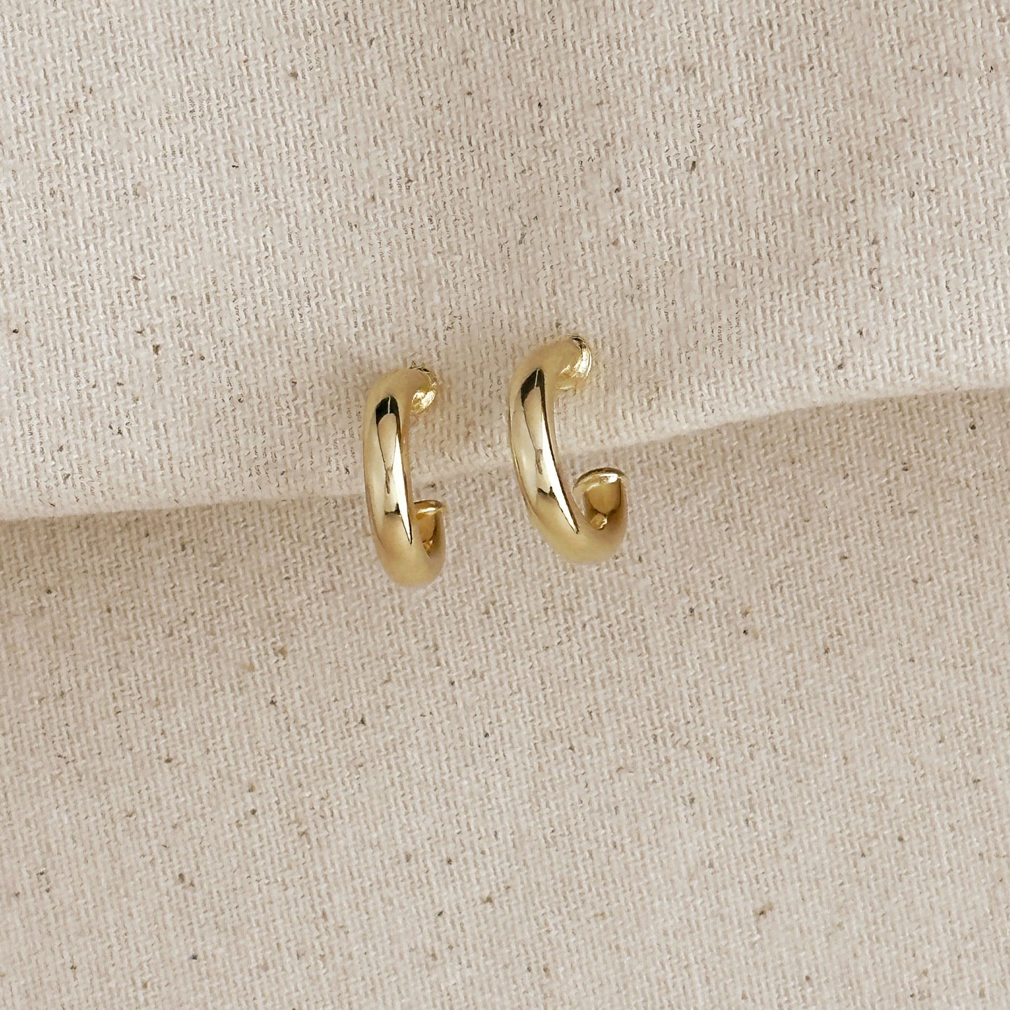 18k Gold Filled Mini Classic C-Hoop Earrings