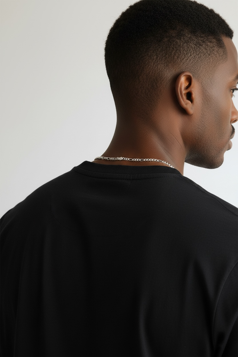 Sterling Silver Figaro 5x1 Chain 4.8mm