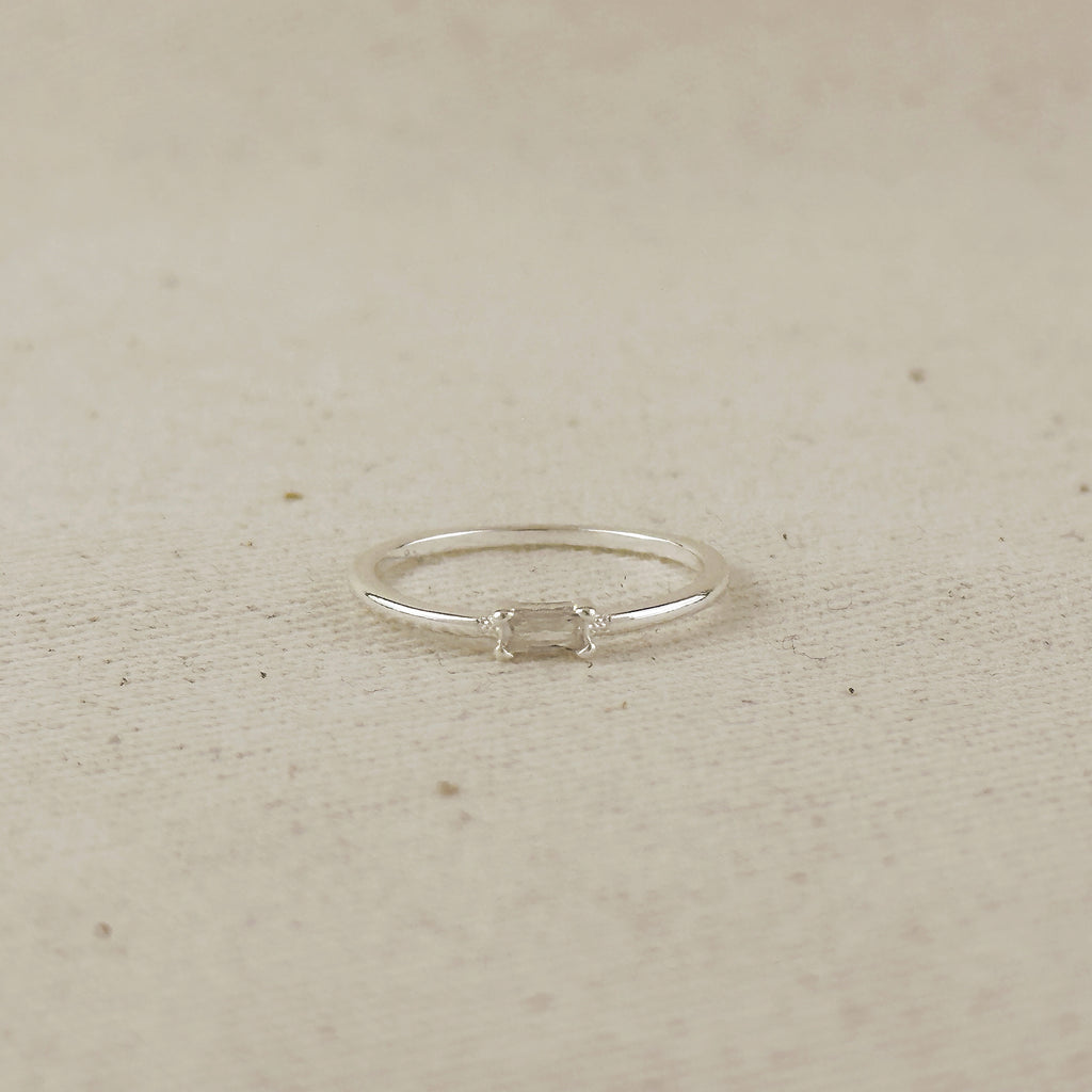 Silver Filled Birthstone Rings