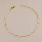 18k Gold Filled Zig Zag Anklet