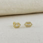 18k Gold Filled Fancy Birthstone Baguette Earrings