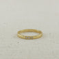 18k Gold Filled Delicate CZ Band Ring