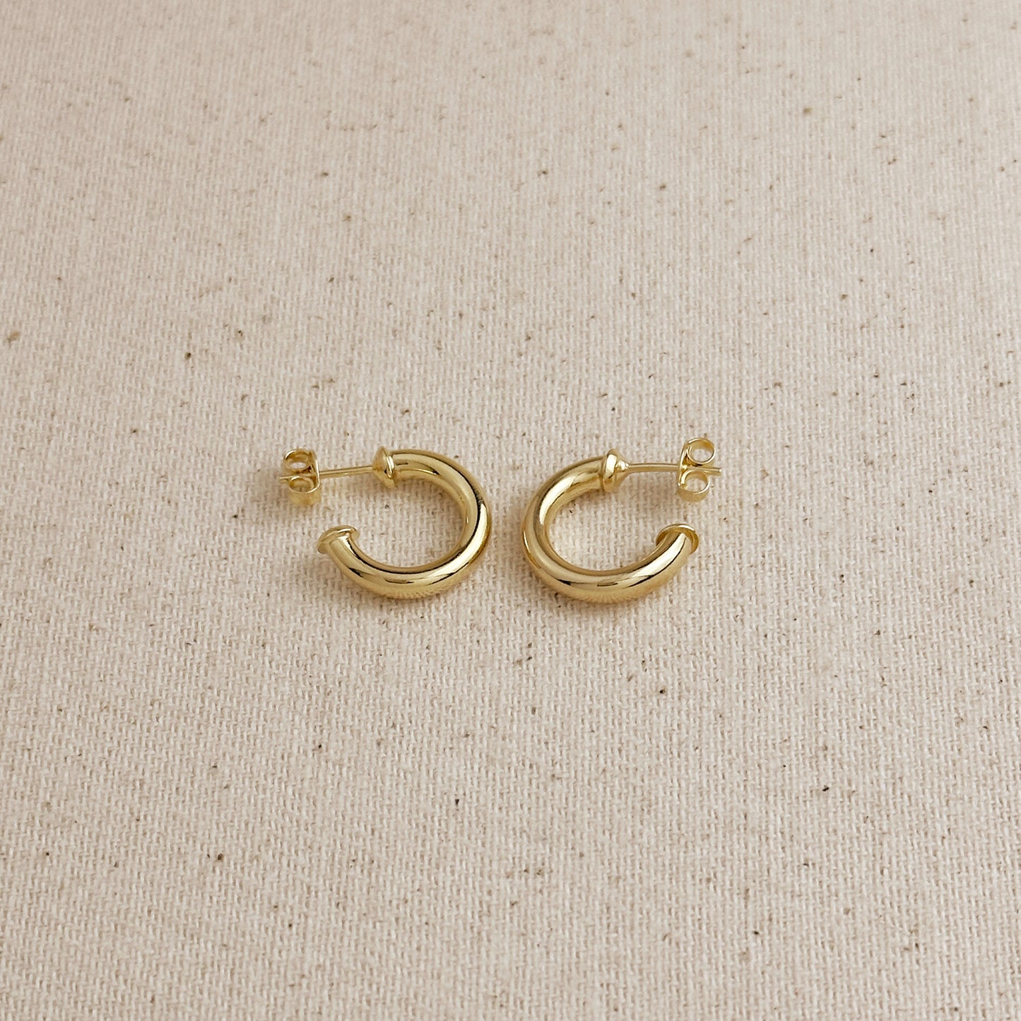 18k Gold Filled Mini Classic C-Hoop Earrings