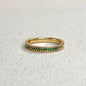 18k Gold Filled Eternity CZ Band Ring