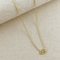 18k Gold Filled Fancy Birthstone Baguette Necklace