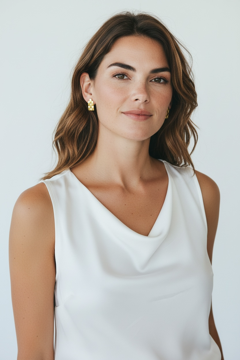 18k Gold Filled Watch Band Drop Earrings