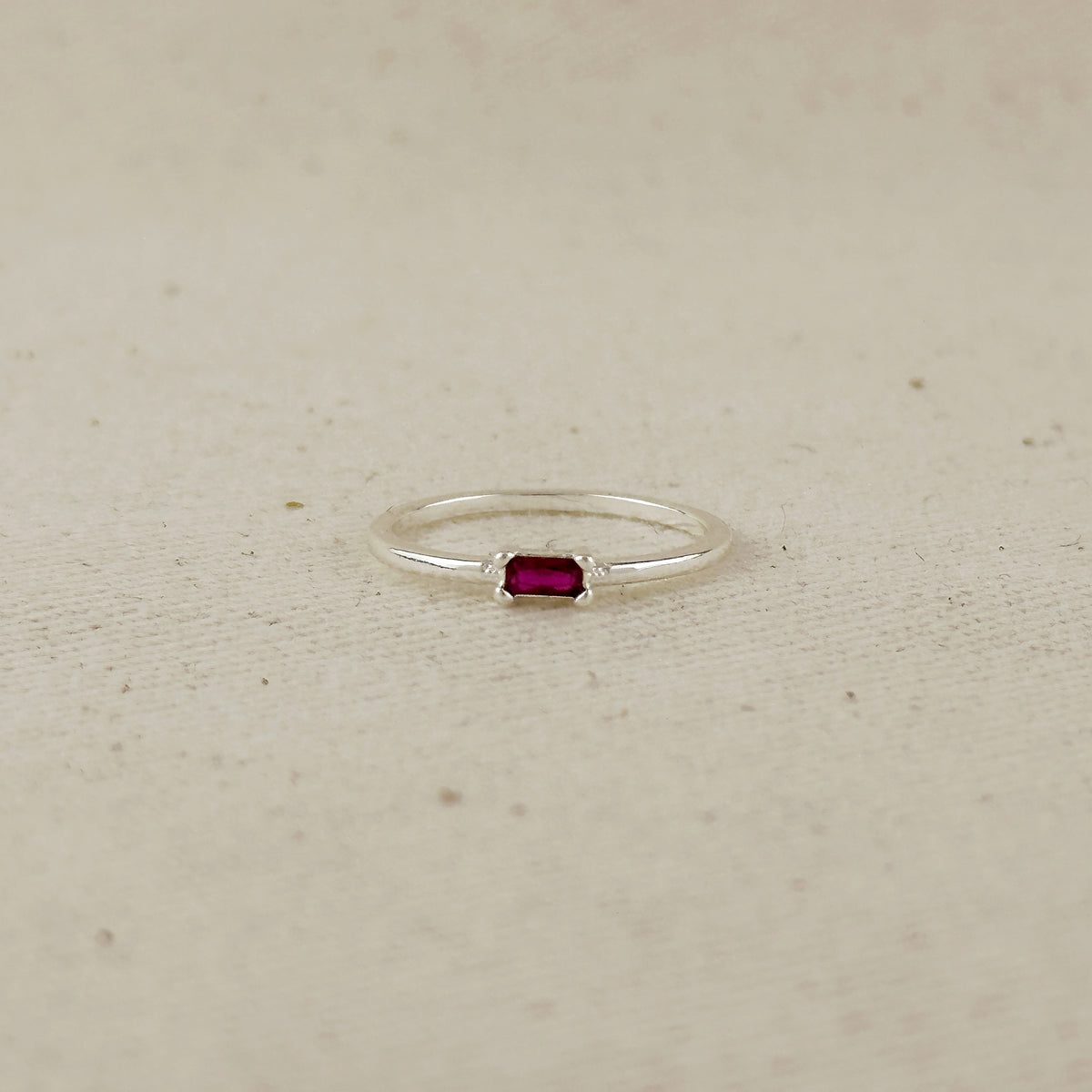 Silver Filled Birthstone Rings