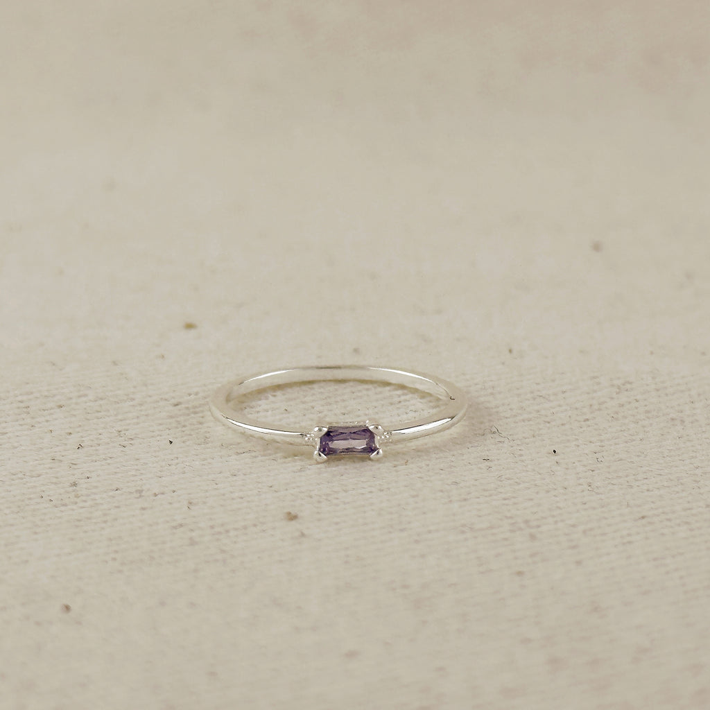 Silver Filled Birthstone Rings
