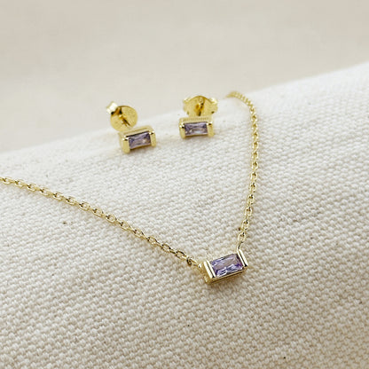 18k Gold Filled Celebration Birthstone Sets