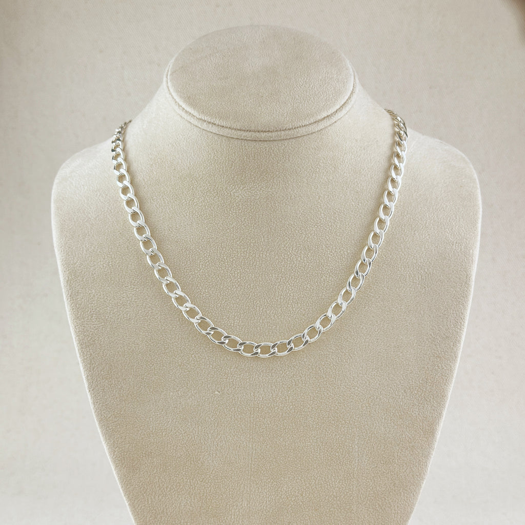 Sterling Silver Curb Chain 6.2mm